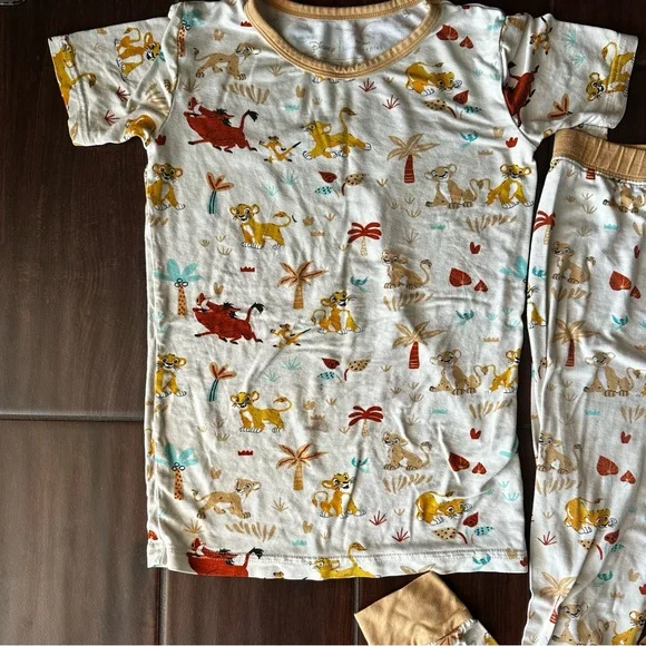 Little Sleepies Disney The Lion King Kids PJ Set Size 7-8 - Picture 4 of 6